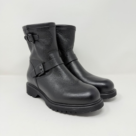 New La Canadienne Hanna Shearling Lining Boot Waterproof Pebble Leather Sz 6.5 - Picture 4 of 15